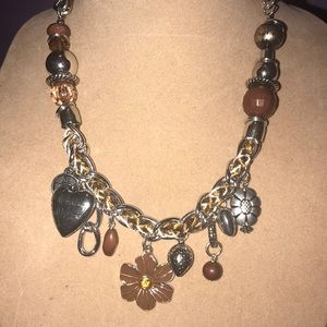 Pandora necklace set brown